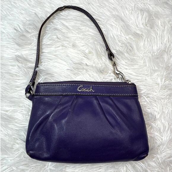 COACH Purple Wristlet - Picture 1 of 8
